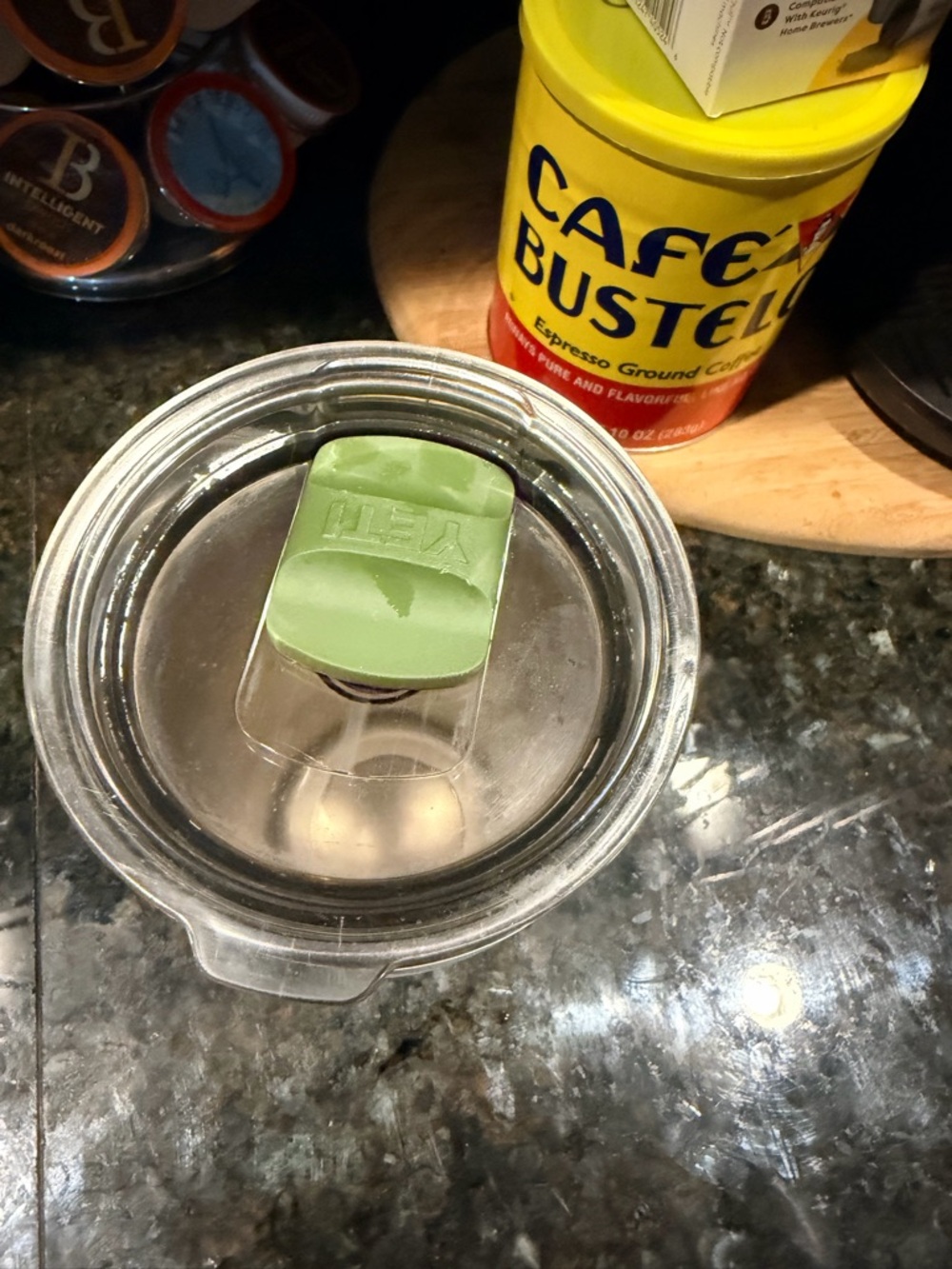 YETI White Stainless Steel Tumbler 20oz Green mag with Mystery Ranch Sticker ❤️ - Picture 2 of 9